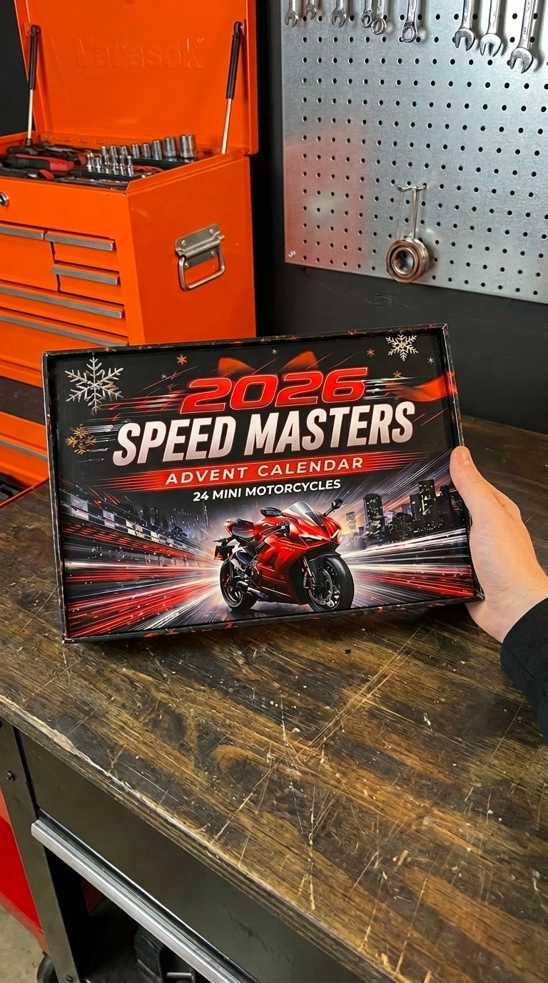 Calendario de Adviento para Moteros: 24 Mini Motos, Una Cada Día